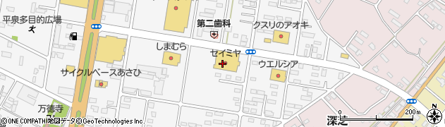 セイミヤ神栖店周辺の地図