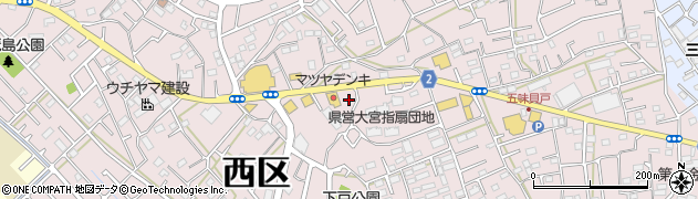 埼玉県さいたま市西区指扇1076周辺の地図