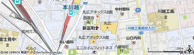 マツモトキヨシ川越クレアモール店周辺の地図
