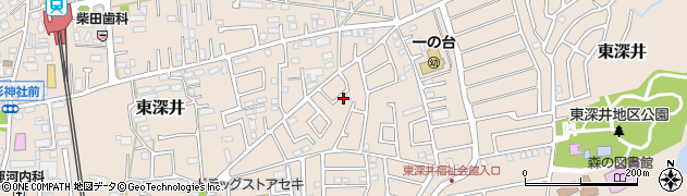 東深井23号公園周辺の地図