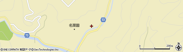 埼玉県飯能市上名栗1725周辺の地図