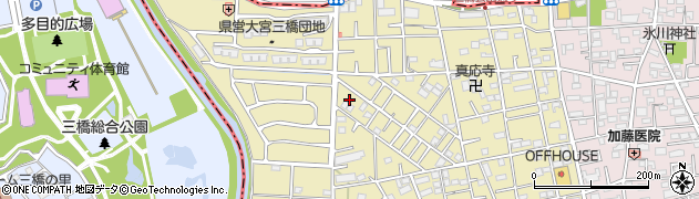 埼玉県さいたま市大宮区三橋1丁目421周辺の地図