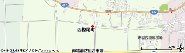 福井県越前市西樫尾町16周辺の地図