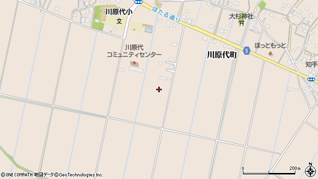 〒301-0005 茨城県龍ケ崎市川原代町の地図