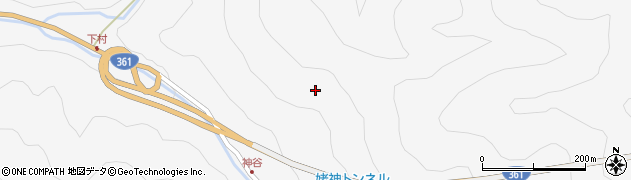 長野県木曽町（木曽郡）日義（神谷）周辺の地図