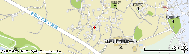 茨城県取手市野々井1619周辺の地図