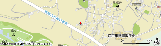 茨城県取手市野々井1653周辺の地図
