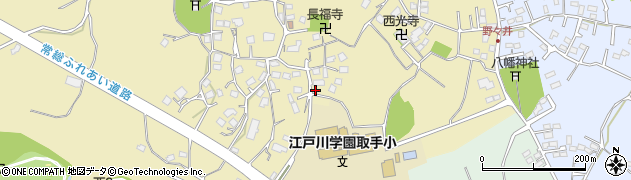 茨城県取手市野々井1562周辺の地図