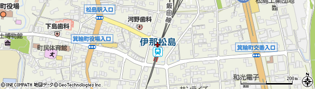 伊那松島駅周辺の地図