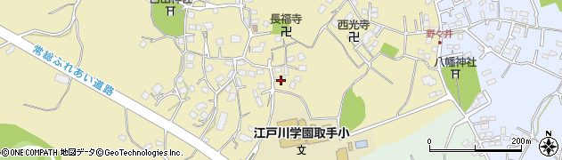 茨城県取手市野々井1562-1周辺の地図