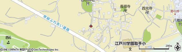 茨城県取手市野々井1635周辺の地図
