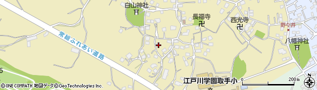 茨城県取手市野々井1621周辺の地図