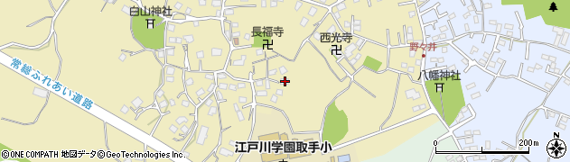 茨城県取手市野々井1546周辺の地図