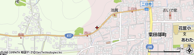 福岡理容店周辺の地図