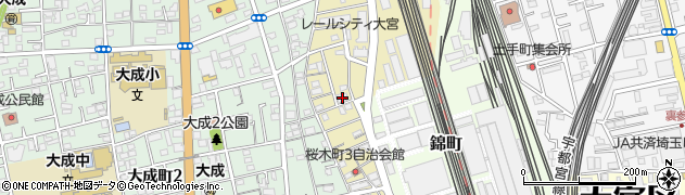 埼玉県さいたま市大宮区桜木町3丁目179周辺の地図
