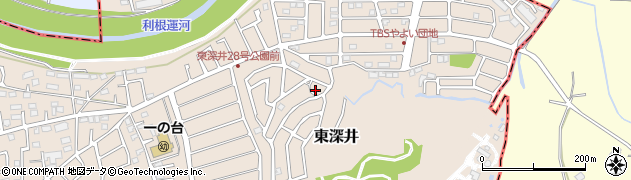 東深井15号公園周辺の地図