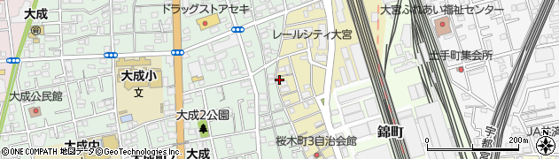 埼玉県さいたま市大宮区桜木町3丁目158周辺の地図