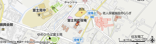 富士見町　役場財務課町民税係周辺の地図