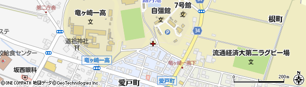 茨城県龍ケ崎市340周辺の地図