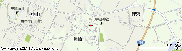 茨城県稲敷市角崎20周辺の地図