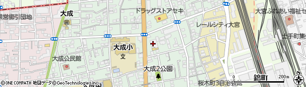 ダイソー大宮大成店周辺の地図