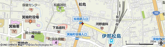 松島駅入口周辺の地図