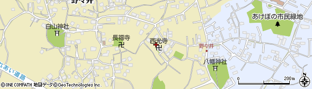 茨城県取手市野々井1460周辺の地図