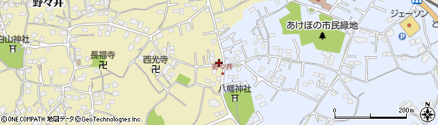 茨城県取手市野々井1周辺の地図