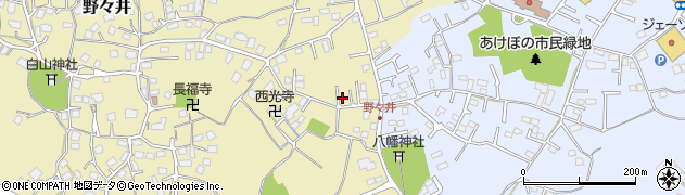 茨城県取手市野々井5周辺の地図