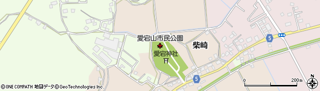 愛宕山市民公園周辺の地図