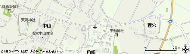 茨城県稲敷市角崎2周辺の地図