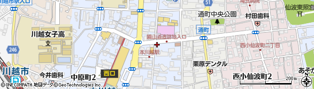 テイシン警備株式会社　川越支社周辺の地図