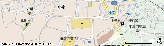 スーパービバホーム西川越店周辺の地図