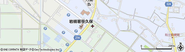 埼玉県さいたま市岩槻区笹久保新田327周辺の地図