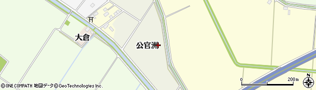 千葉県香取市公官洲周辺の地図