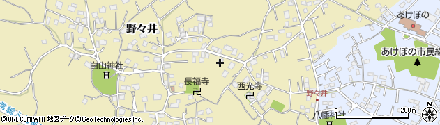 茨城県取手市野々井1455周辺の地図