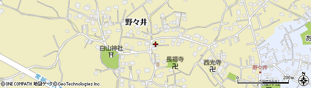 茨城県取手市野々井1417周辺の地図