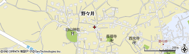 茨城県取手市野々井1414周辺の地図