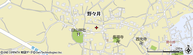 茨城県取手市野々井1413周辺の地図