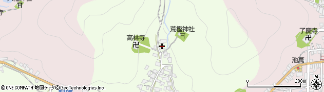 福井県越前市西樫尾町28周辺の地図