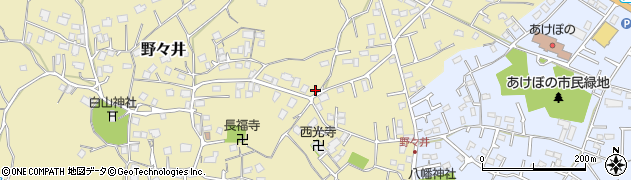 茨城県取手市野々井75周辺の地図