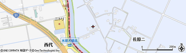 千葉県香取市佐原ニ1234周辺の地図