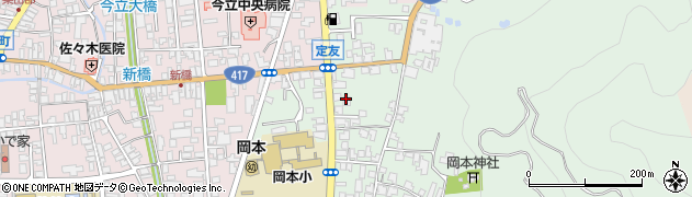 岡本珠算教室周辺の地図