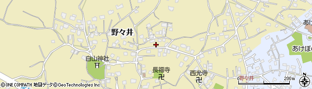 茨城県取手市野々井1420周辺の地図