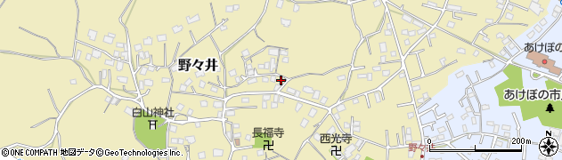 茨城県取手市野々井83-3周辺の地図