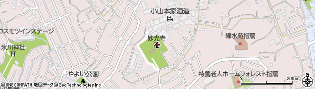 天台宗埼玉教区宗務所周辺の地図