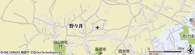 茨城県取手市野々井90周辺の地図