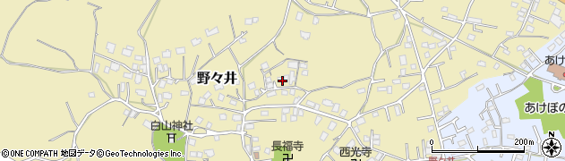 茨城県取手市野々井92周辺の地図