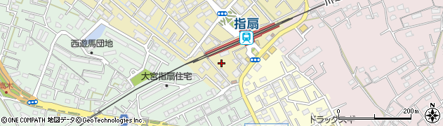 さいたま市営　指扇駅南自転車駐車場周辺の地図