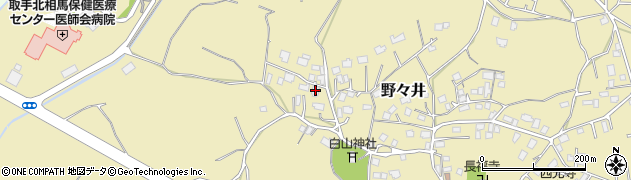 茨城県取手市野々井1368周辺の地図